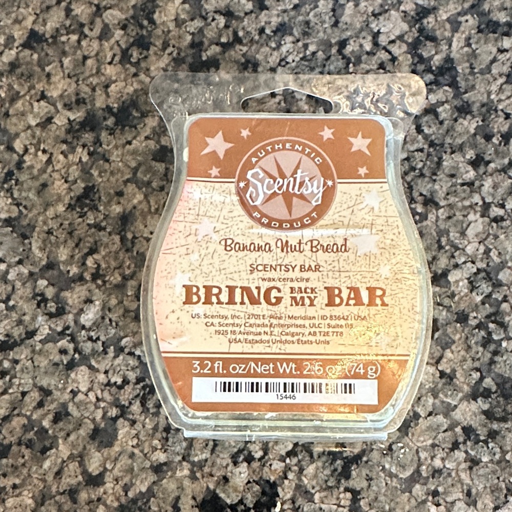 Scentsy Banana Nut Bread Scented Bar - Warm Brown